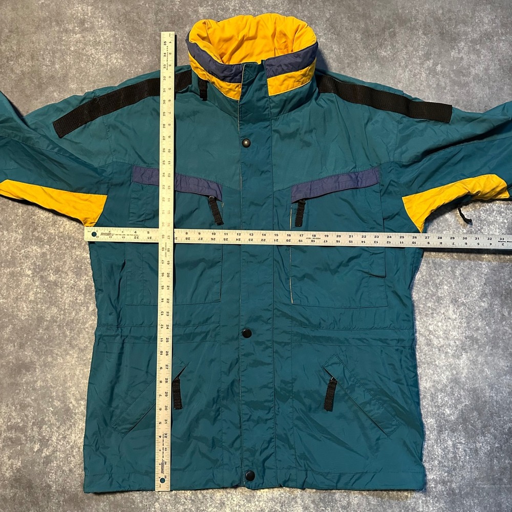Vintage EDGE TECH Mens Ski Snowboard Jacket Waterproof Windproof Size XL Gorp - Picture 4 of 6
